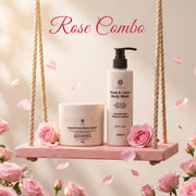 Rose Glow Combo Pack (Rose & Lotus Body Wash + Rose Neroli Body Butter) - Sun Kissed Skin Care
