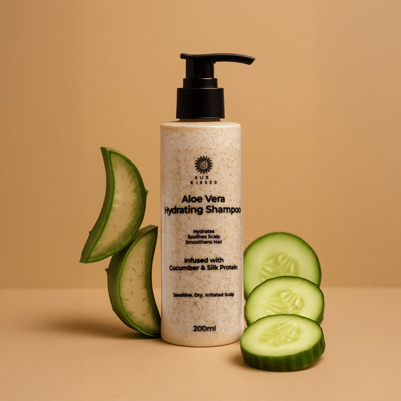 Aloe vera Combo Pack (Aloevera Hydrating Shampoo + Aloevera & Argan Hair Conditioner) - Sun Kissed Skin Care