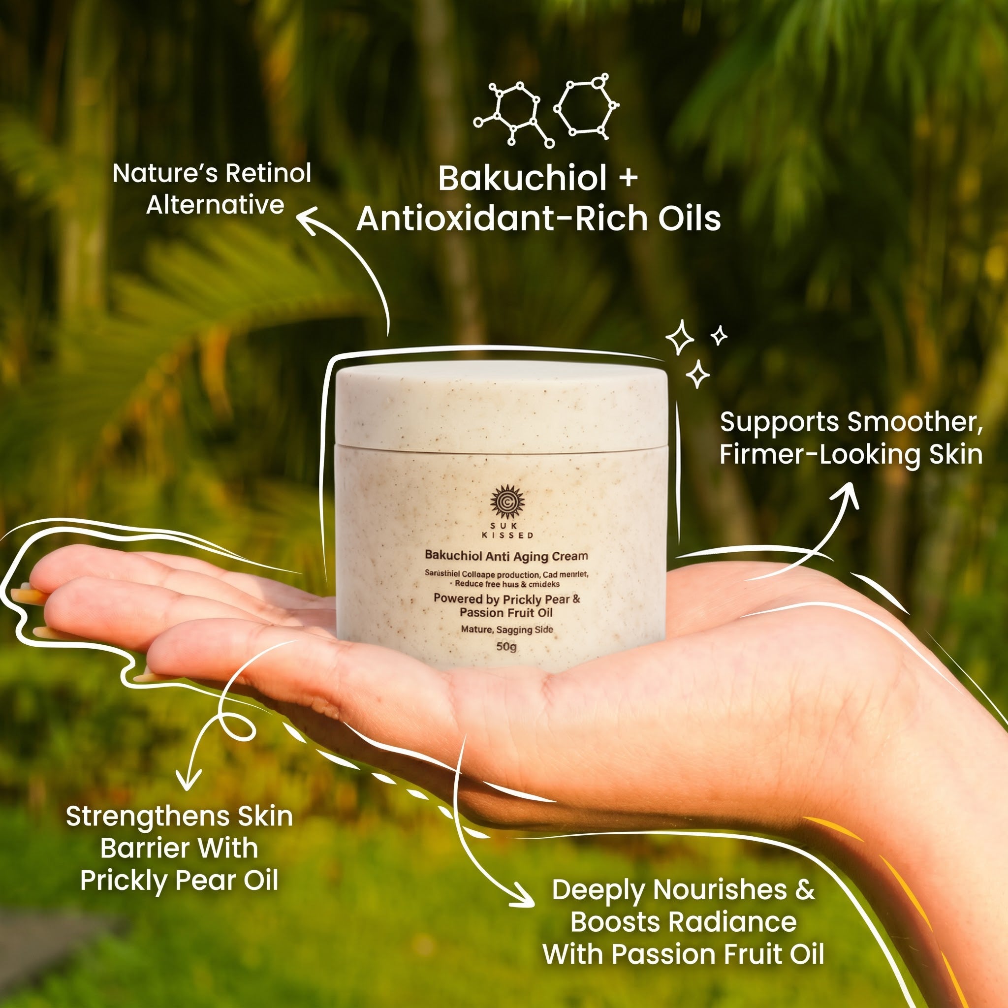 Bakuchiol Anti-Aging Cream - Sun Kissed Skin Care