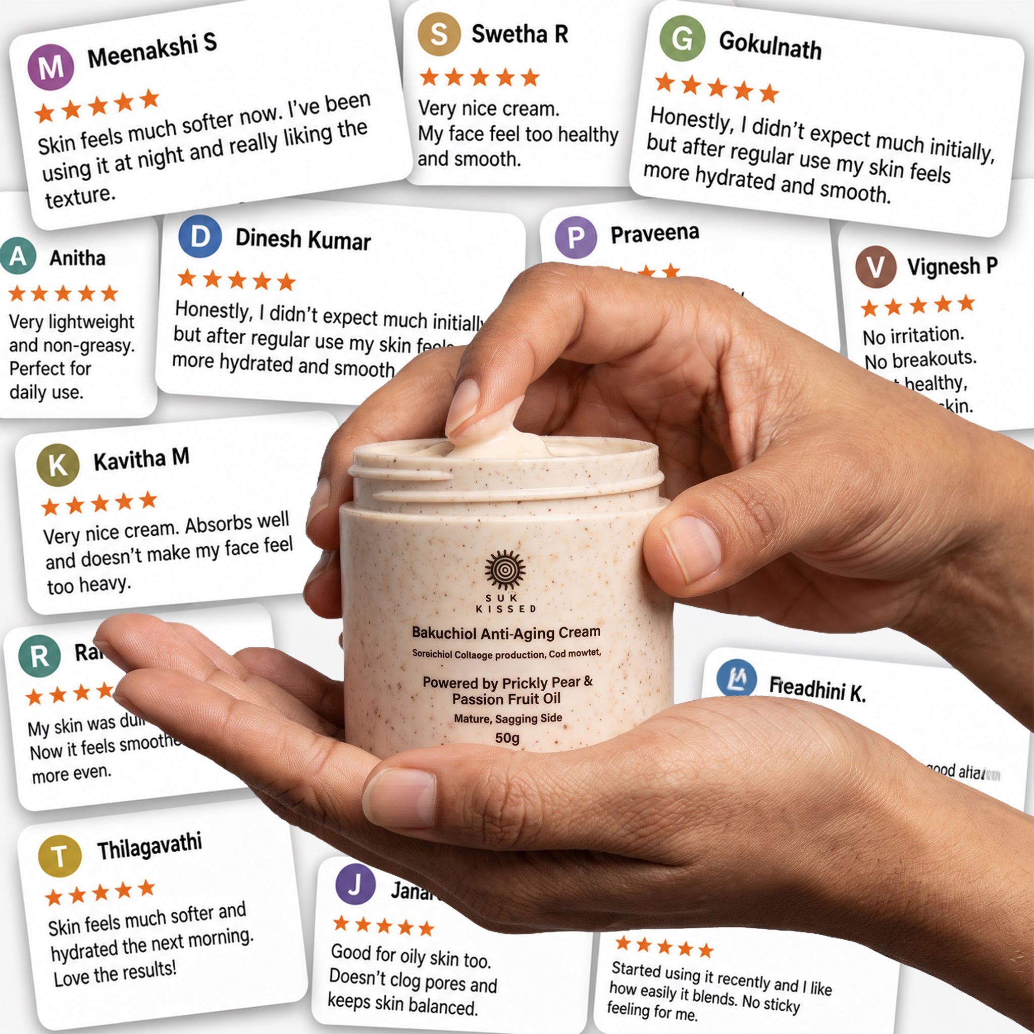 Bakuchiol Anti-Aging Cream - Sun Kissed Skin Care