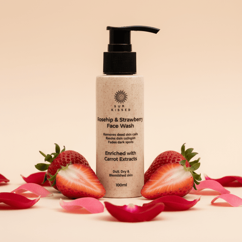 Everyday Essentials Combo | Rosehip and Strawberry Face Wash & Strawberry Lip Balm - Sun Kissed Skin Care