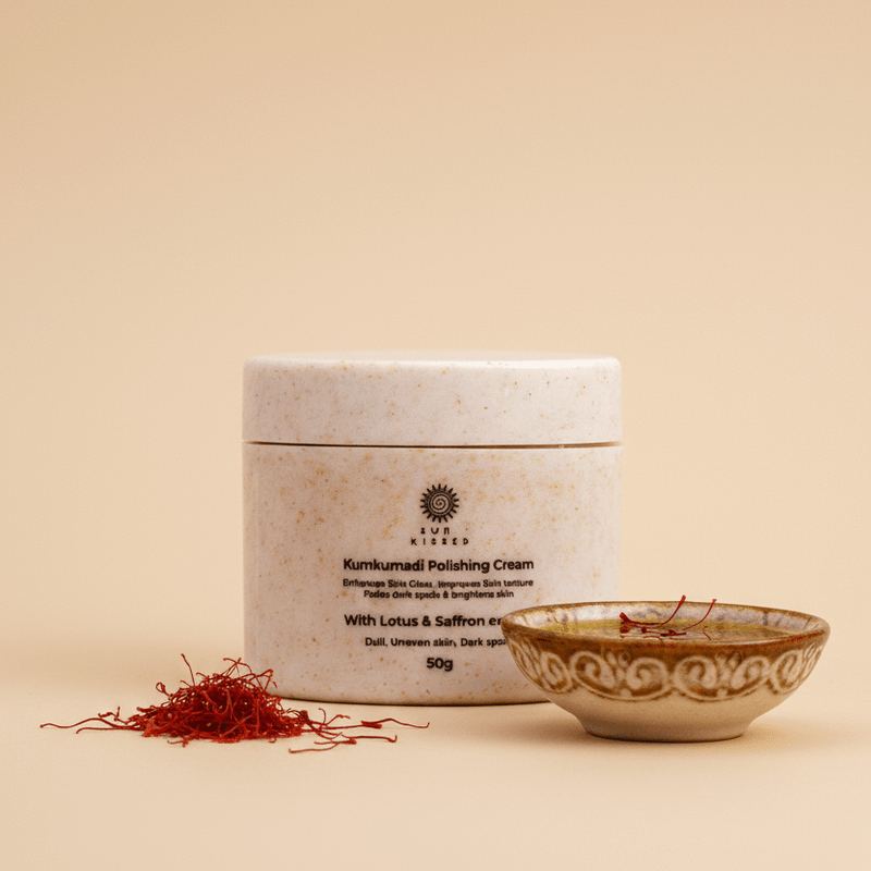 Glow combo | Kumkumadi Polishing Cream & Kumkumadi Glow serum - Sun Kissed Skin Care