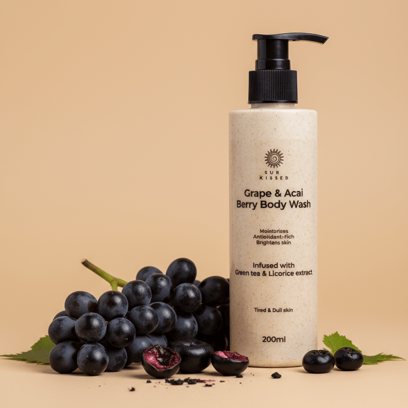 Grape & Acai Berry Body Wash - Sun Kissed Skin Care