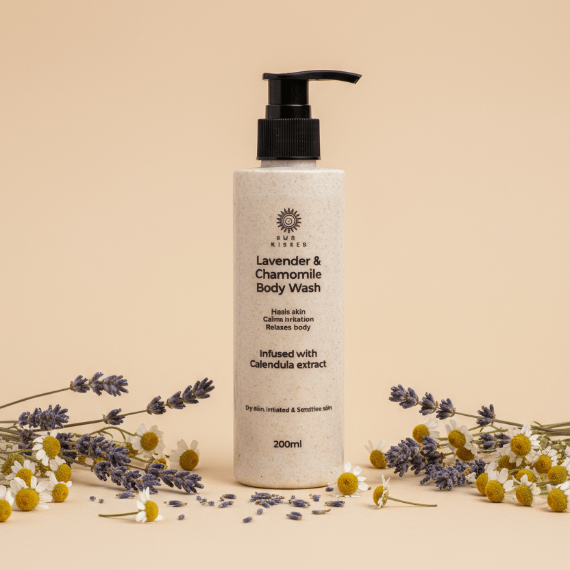 Lavender & Chamomile Body Wash - Sun Kissed Skin Care