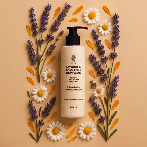 Lavender & Chamomile Body Wash - Sun Kissed Skin Care