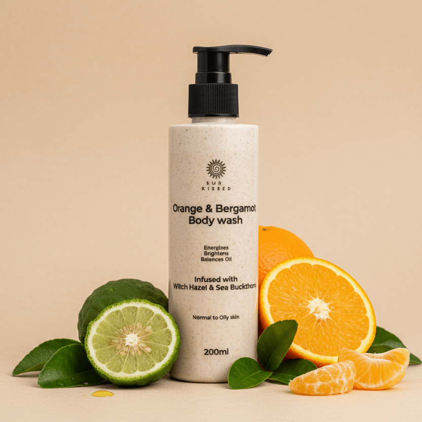 Orange & Bergamot Body Wash - Sun Kissed Skin Care