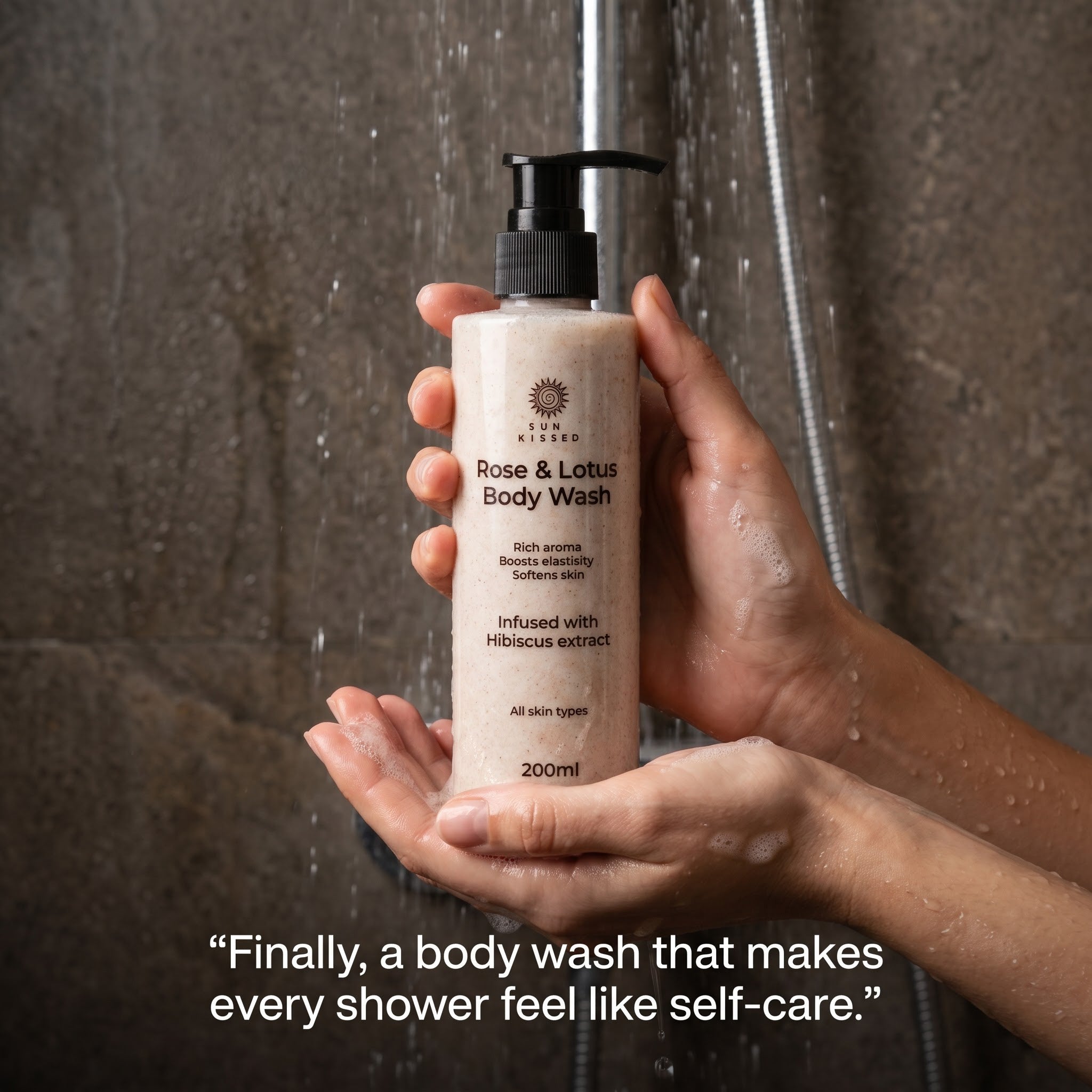 Rose & Lotus Body Wash - Sun Kissed Skin Care