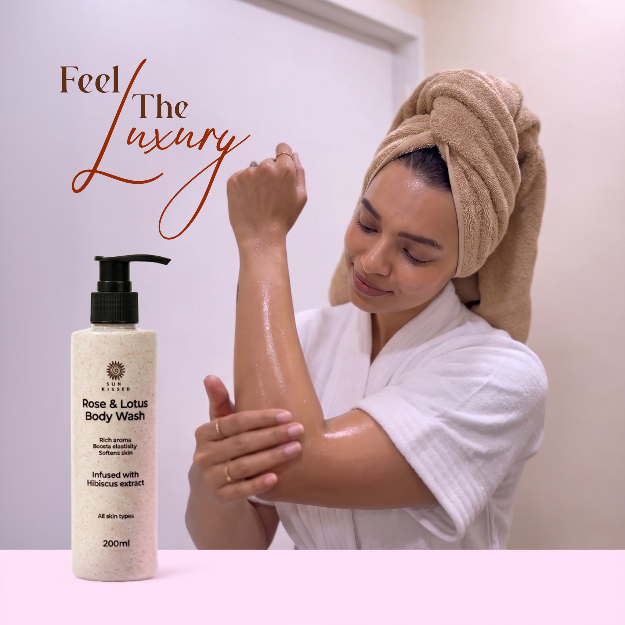 Rose & Lotus Body Wash - Sun Kissed Skin Care