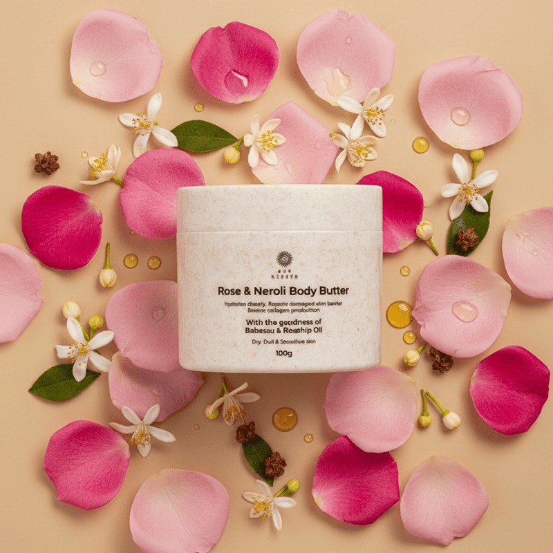 Rose & Neroli Body Butter - Sun Kissed Skin Care
