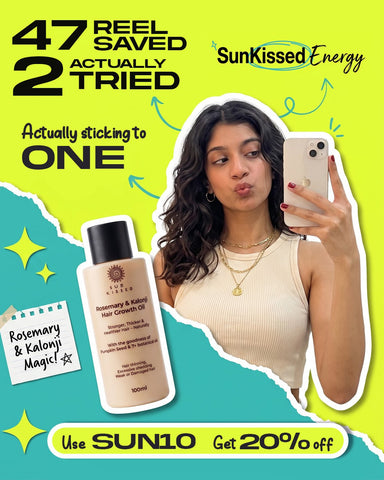 Rosemary & Kalonji Hair Growth Oil — Made for Your Gen Z Hair Goals - Sun Kissed Skin Care